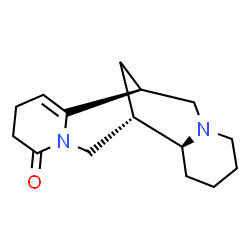 ChemSpider 2D Image | 5,6-Didehydrospartein-2-one | C15H22N2O
