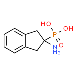 ChemSpider 2D Image | 2-aminoindan-2-phosphonic acid | C9H12NO3P