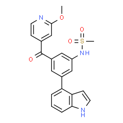 ChemSpider 2D Image | LP-261 | C22H19N3O4S