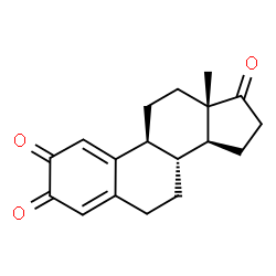 ChemSpider 2D Image | Estra-1(10),4-diene-2,3,17-trione | C18H20O3