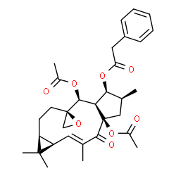 ChemSpider 2D Image | EUPHORBIASTEROID | C32H40O8