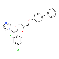 ChemSpider 2D Image | Doconazole | C26H22Cl2N2O3