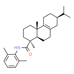 ChemSpider 2D Image | (13beta)-N-(2,6-Dimethylphenyl)abiet-8-en-19-amide | C28H41NO