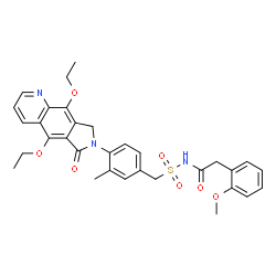 ChemSpider 2D Image | MF498 | C32H33N3O7S