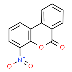 ChemSpider 2D Image | 4-Nitro-6H-benzo[c]chromen-6-one | C13H7NO4