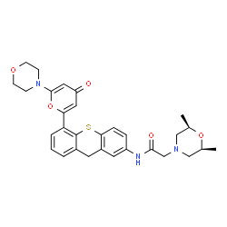 ChemSpider 2D Image | KU-60019 | C30H33N3O5S