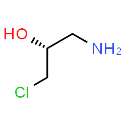 ChemSpider 2D Image | (R)-1-Amino-3-chloro-2-propanol | C3H8ClNO