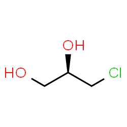 ChemSpider 2D Image | (R)-3-Chloro-1,2-propanediol | C3H7ClO2