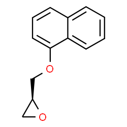ChemSpider 2D Image | (S)-Glycidyl 1-naphthyl ether | C13H12O2