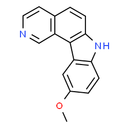 ChemSpider 2D Image | 10-Methoxy-7H-pyrido[4,3-c]carbazole | C16H12N2O