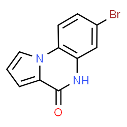 ChemSpider 2D Image | 7-Bromopyrrolo[1,2-a]quinoxalin-4(5H)-one | C11H7BrN2O