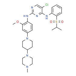 ChemSpider 2D Image | TAE684 | C30H40ClN7O3S