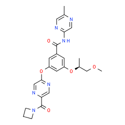 ChemSpider 2D Image | AZD1656 | C24H26N6O5