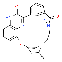 ChemSpider 2D Image | (13R,15S)-13-METHYL-16-OXA-8,9,12,22,24-PENTAAZAHEXACYCLO[15.6.2.16,9.1,12,15.0,2,7.0,21,25]HEPTACOSA-1(24),2,4,6,17(25),18,20-HEPTAENE-23,26-DIONE | C22H21N5O3