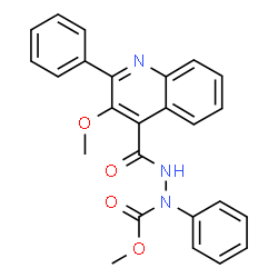 ChemSpider 2D Image | N&#8242;,2-diphenylquinoline-4-carbohydrazide | C25H21N3O4