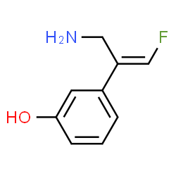 ChemSpider 2D Image | 3-[(1Z)-3-Amino-1-fluoro-1-propen-2-yl]phenol | C9H10FNO