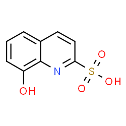 ChemSpider 2D Image | 8-Hydroxy-2-quinolinesulfonic acid | C9H7NO4S
