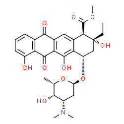 ChemSpider 2D Image | aclacinomycin T | C30H35NO10