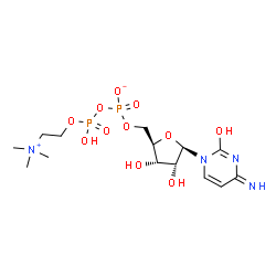 ChemSpider 2D Image | Citicoline | C14H26N4O11P2