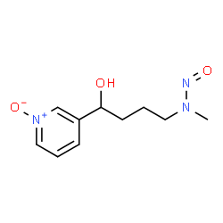 ChemSpider 2D Image | 4-(METHYLNITROSAMINO)-1-(3-PYRIDYL-N-OXIDE)-1-BUTANOL | C10H15N3O3