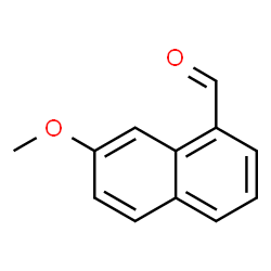 ChemSpider 2D Image | 7-Methoxy-1-naphthaldehyde | C12H10O2