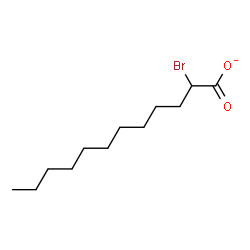 ChemSpider 2D Image | 2-Bromododecanoate | C12H22BrO2