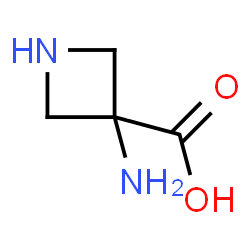 ChemSpider 2D Image | 3-Amino-3-azetidinecarboxylic acid | C4H8N2O2