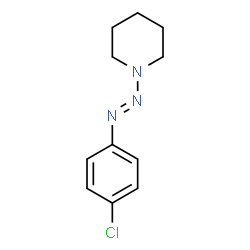 ChemSpider 2D Image | 1-(4-chlorophenylazo)piperidine | C11H14ClN3