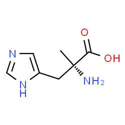ChemSpider 2D Image | alpha-Methyl-L-histidine | C7H11N3O2