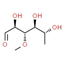 ChemSpider 2D Image | 6-Deoxy-3-O-methyl-D-talose | C7H14O5