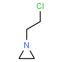 ChemSpider 2D Image | 1-(2-Chloroethyl)aziridine | C4H8ClN