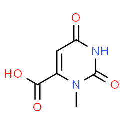 ChemSpider 2D Image | 3-Methyl-2,6-dioxo-1,2,3,6-tetrahydro-4-pyrimidinecarboxylic acid | C6H6N2O4