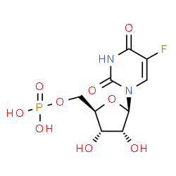 ChemSpider 2D Image | 5-Fluorouridine monophosphate | C9H12FN2O9P