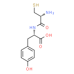 ChemSpider 2D Image | L-Cysteinyl-L-tyrosine | C12H16N2O4S