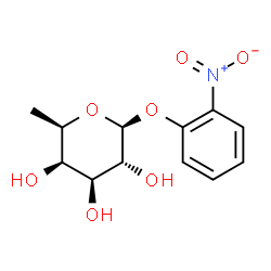 ChemSpider 2D Image | 2-Nitrophenyl b-D-fucopyranoside | C12H15NO7