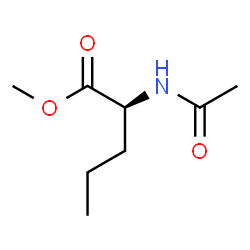 ChemSpider 2D Image | Methyl N-acetyl-L-norvalinate | C8H15NO3