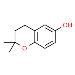 ChemSpider 2D Image | 2,2-Dimethyl-6-chromanol | C11H14O2