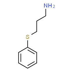 ChemSpider 2D Image | 3-(Phenylsulfanyl)-1-propanamine | C9H13NS