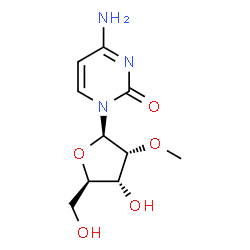 ChemSpider 2D Image | 2′-O-methylcytidine | C10H15N3O5