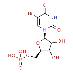 ChemSpider 2D Image | 5-Br-UMP | C9H12BrN2O9P