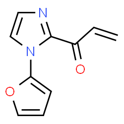 ChemSpider 2D Image | 1-[1-(2-Furyl)-1H-imidazol-2-yl]-2-propen-1-one | C10H8N2O2