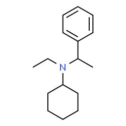 ChemSpider 2D Image | N-Ethyl-N-(1-phenylethyl)cyclohexanamine | C16H25N