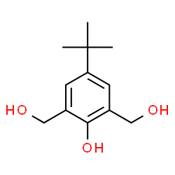ChemSpider 2D Image | 2,6-bis(hydroxymethyl)-4-tert-butylphenol | C12H18O3