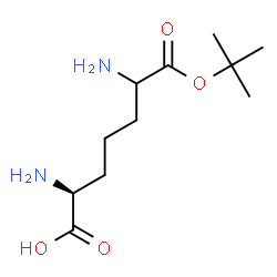 ChemSpider 2D Image | (2S)-2,6-Diamino-7-[(2-methyl-2-propanyl)oxy]-7-oxoheptanoic acid | C11H22N2O4