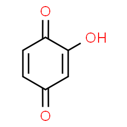 ChemSpider 2D Image | Hydroxy-1,4-benzoquinone | C6H4O3