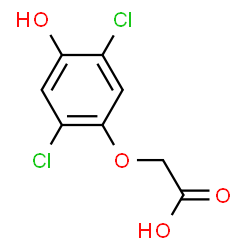 ChemSpider 2D Image | (2,5-Dichloro-4-hydroxyphenoxy)acetic acid | C8H6Cl2O4
