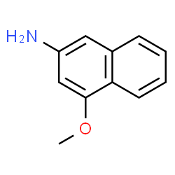 ChemSpider 2D Image | 4-Methoxy-2-naphthylamine | C11H11NO