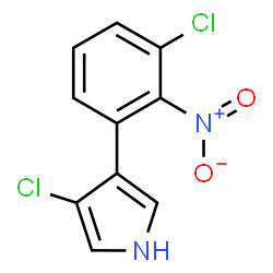 ChemSpider 2D Image | Pyrrolnitrin | C10H6Cl2N2O2