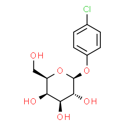 ChemSpider 2D Image | 4-Chlorophenyl beta-D-galactopyranoside | C12H15ClO6