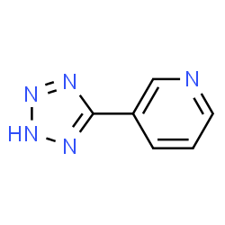 ChemSpider 2D Image | 5-(3-pyridyl)tetrazole | C6H5N5